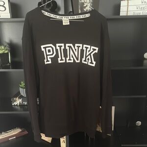 Victoria's Secret Black PINK Logo Top